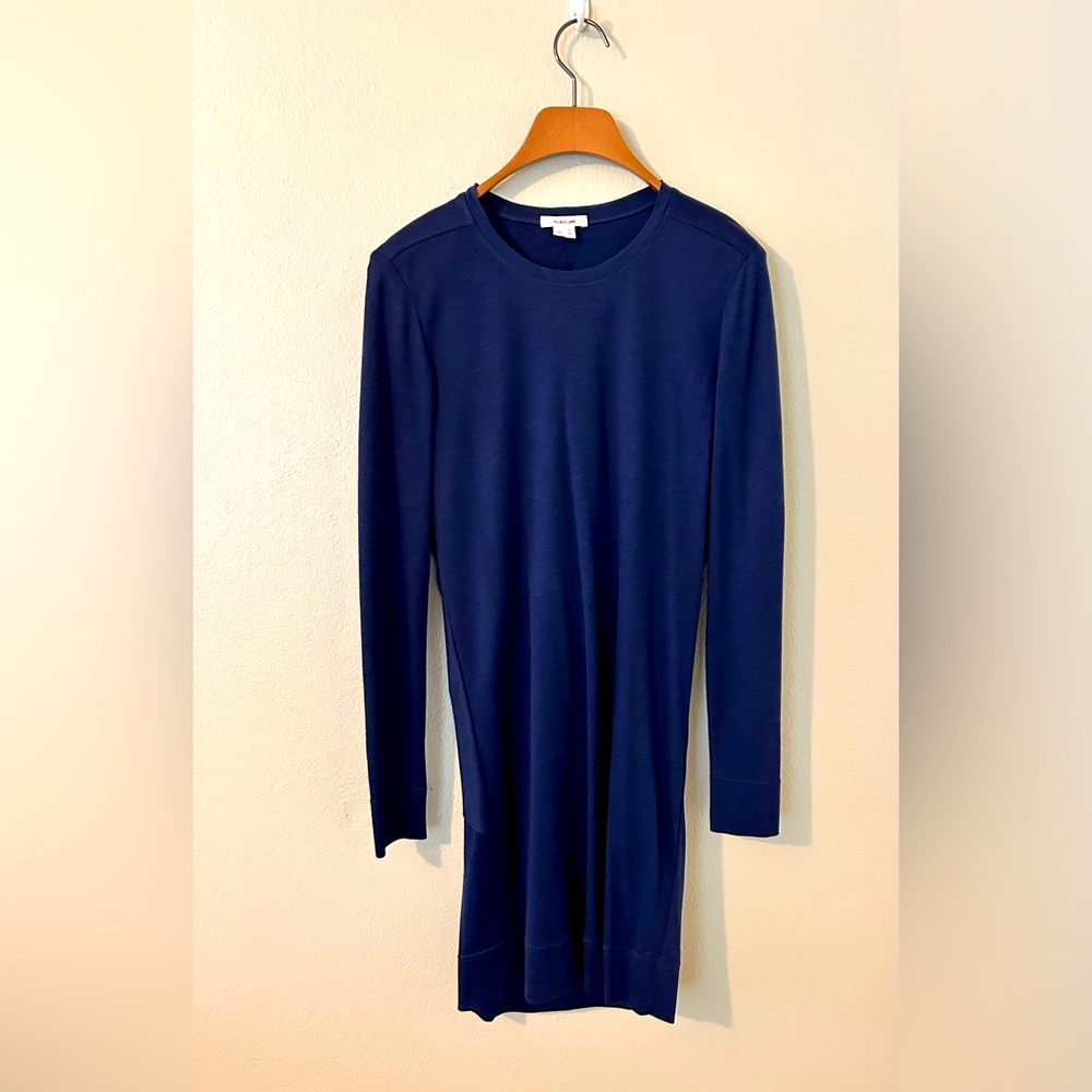 Helmut Lang Navy Backless Dress